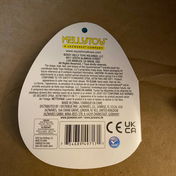 NWT 8” Tristan the red triceratops Squishmallow - Picture 6 of 6